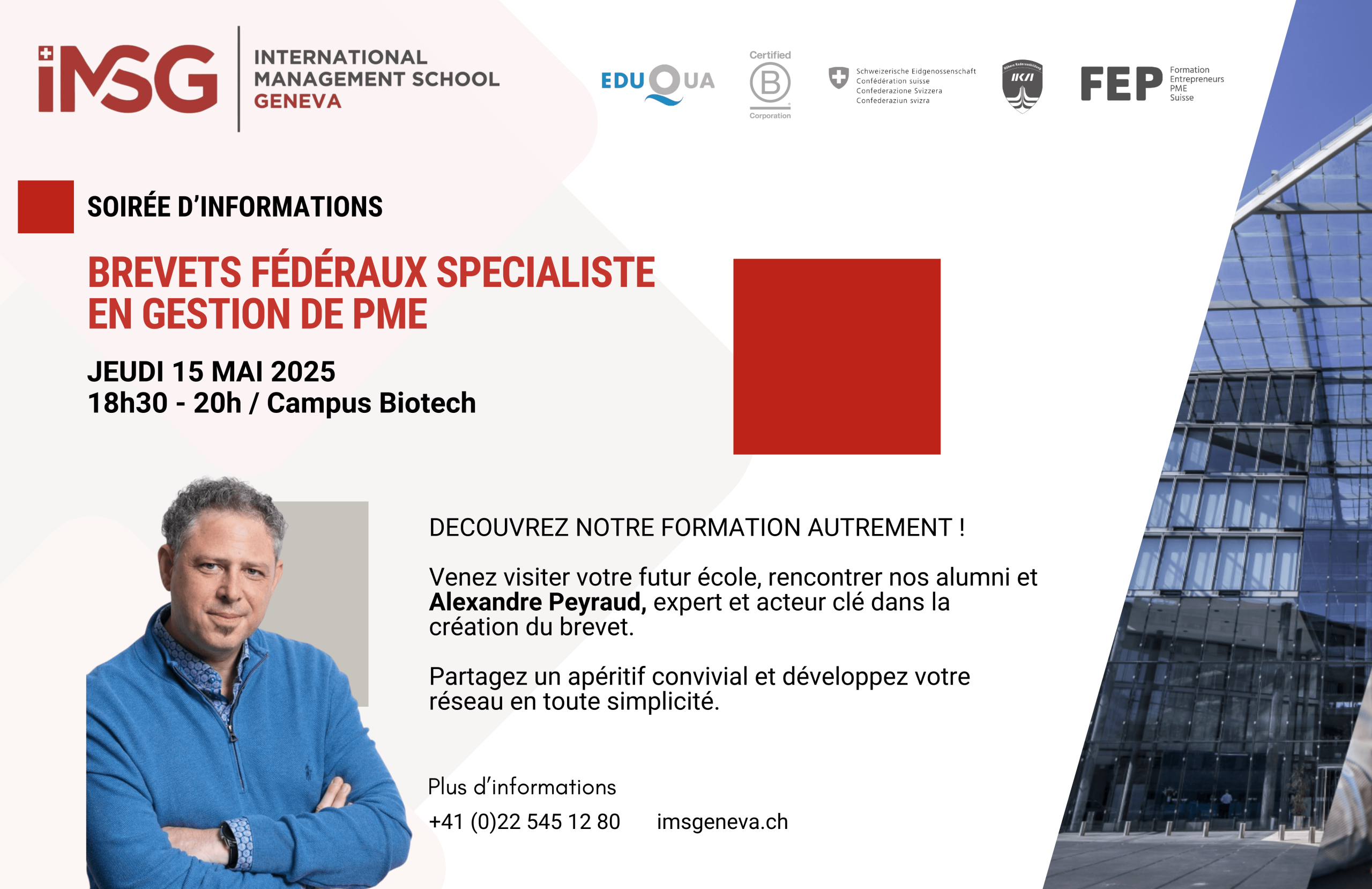 Find out more about our federal diploma in SME management